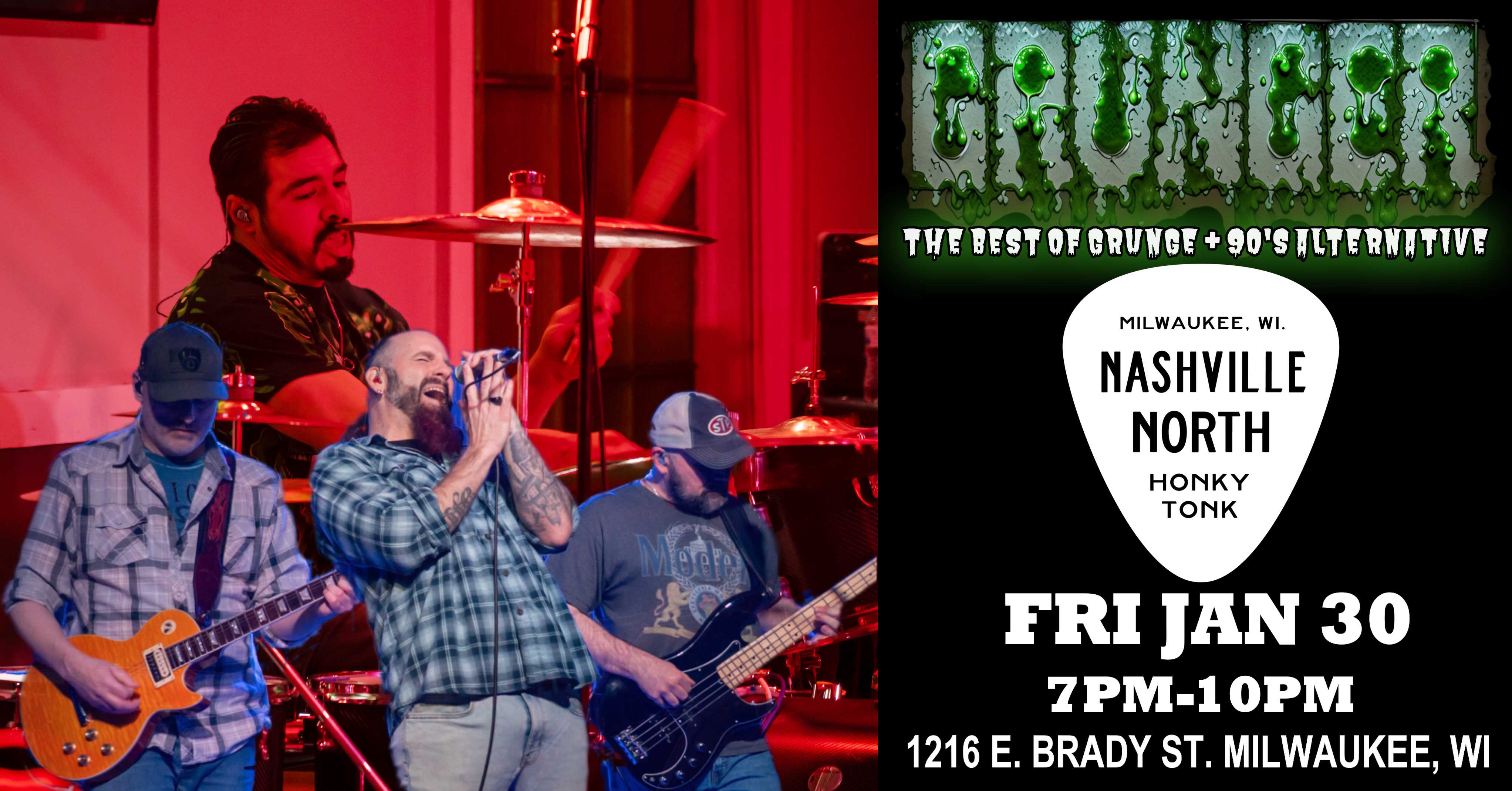 Grunge and 90’s Rock Live on Brady Street!